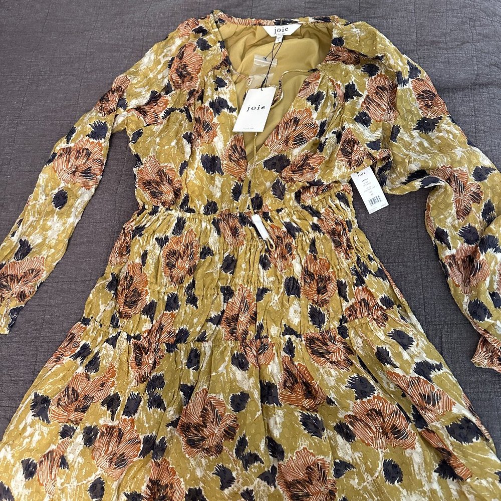 Joie Aminah Ecru Olive Multi Size Medium